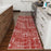 2'x 6' Terracotta Runner Rugs for Hallways Kitchen