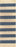 nuLOOM Alisia Flatweave Striped Jute Runner Rug, 2' 6" x 6', Denim