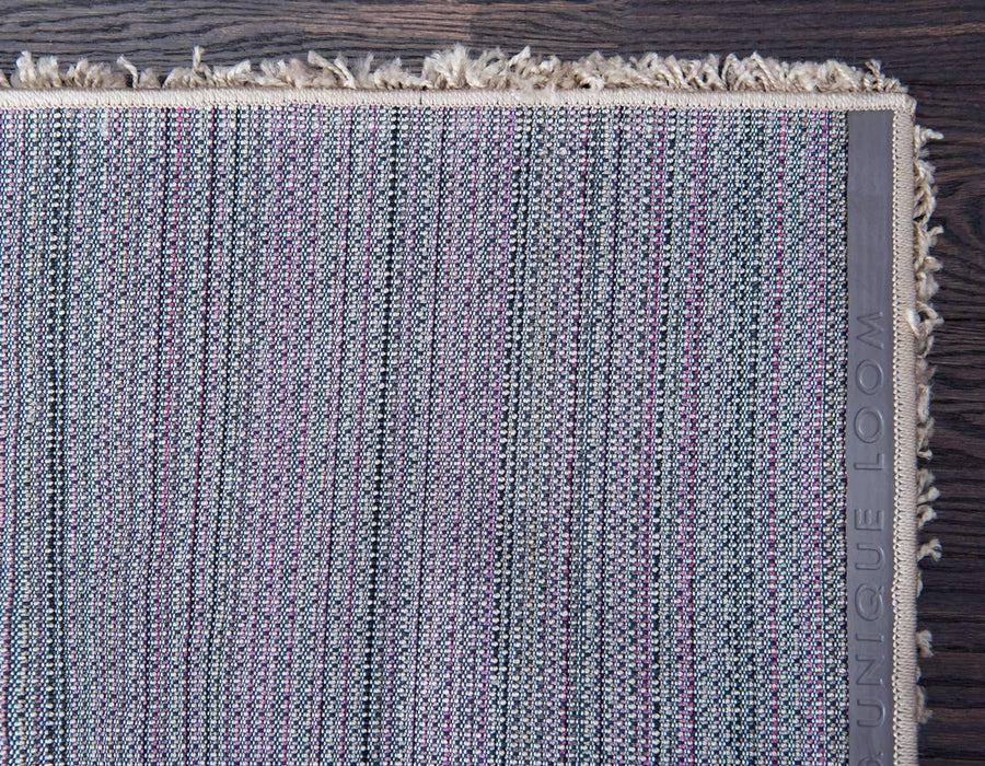 Unique Loom Solid Shag Collection Area Rug (2' 7" x 10' Runner, Taupe)