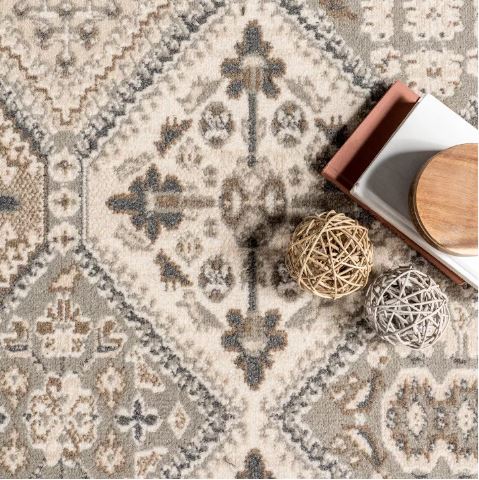 Nuloom Becca Traditional Tiled Transitional Geometric Area Rug