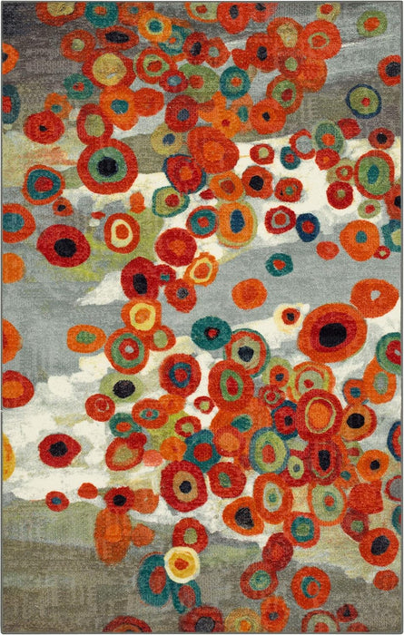 6' X 9', Multi Colored Mohawk Home Tossed Floral Area Rug