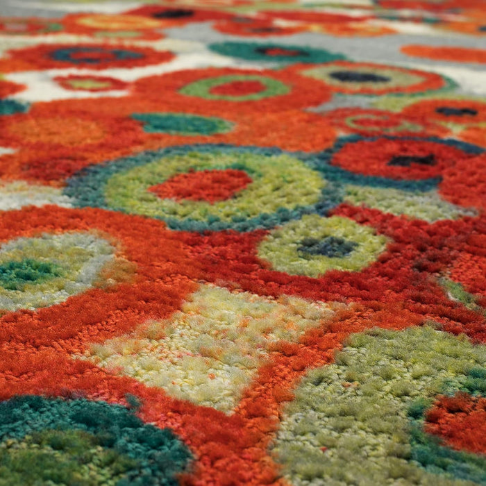 6' X 9', Multi Colored Mohawk Home Tossed Floral Area Rug