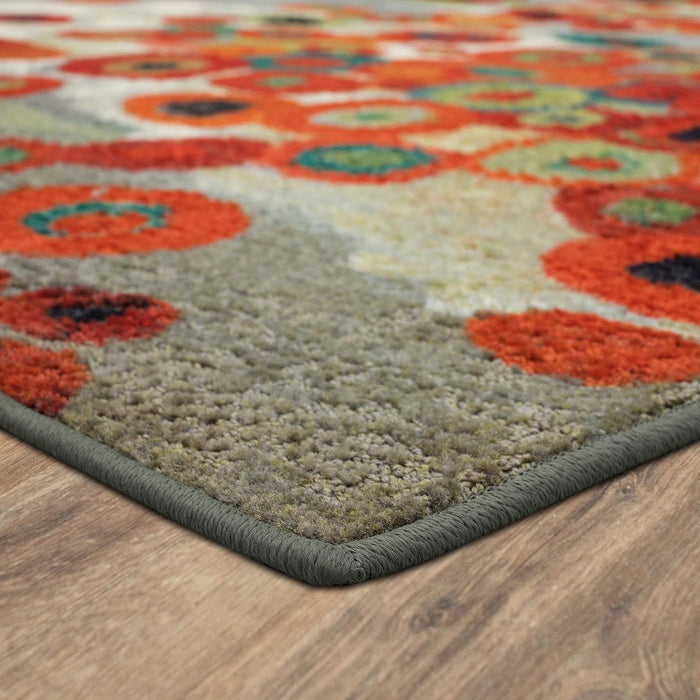 6' X 9', Multi Colored Mohawk Home Tossed Floral Area Rug