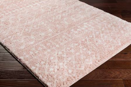 5 X 7 (ft) Shag Blush Indoor Medallion Global Area Rug