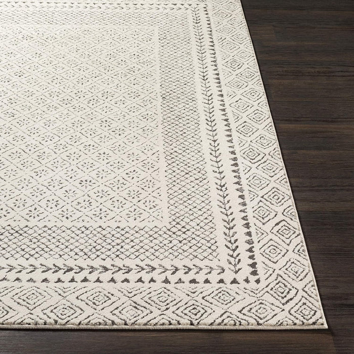 7'10" x 10'2" Beige Boho Farmhouse Area Rug