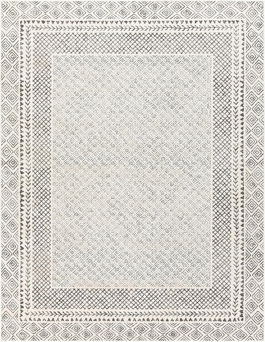 7'10" x 10'2" Beige Boho Farmhouse Area Rug