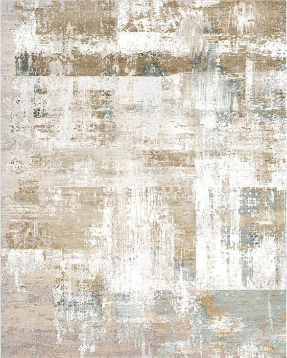 5x7 Washable Rug With Non-Slip Modern Art Ultra Soft OMERAI Rug