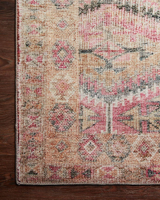 9'x 12' Loloi II Layla Pink/Lagoon Area Rug