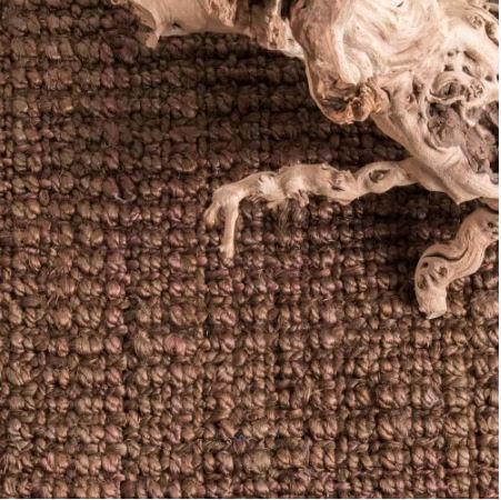 Natura Chunky Loop Jute Chocolate 6 ft. x 9 ft. Area Rug