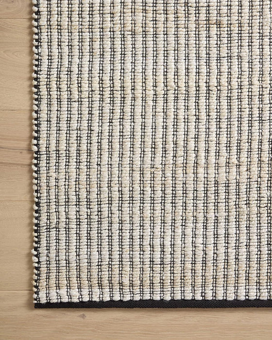 Loloi Angela Rose x Colton Ivory/Black 5'-0" x 7'-0" Area Rug