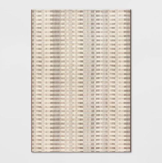 Size 7'x10' Beachside Grid Outdoor Rug Naturals – Threshold™ designed with Studio McGee