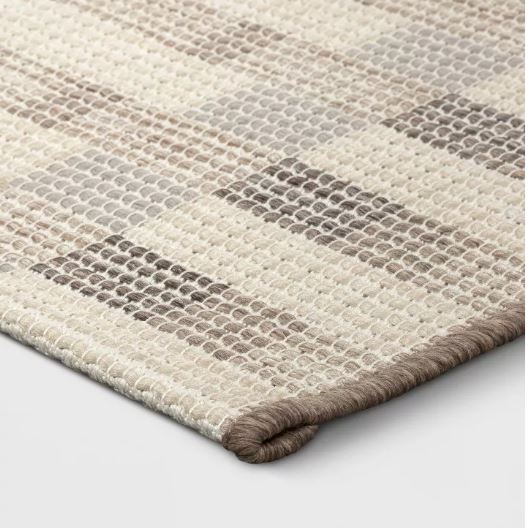 Size 7'x10' Beachside Grid Outdoor Rug Naturals – Threshold™ designed with Studio McGee