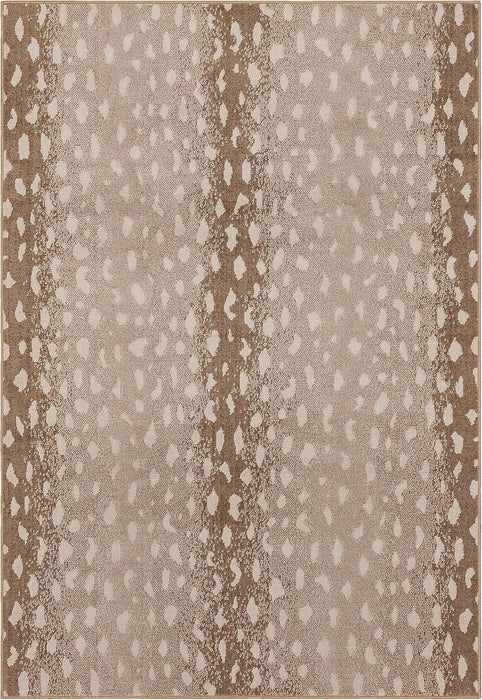 8' x 10' Antelope Animal Print Beige Area Rug By Mohawk Home