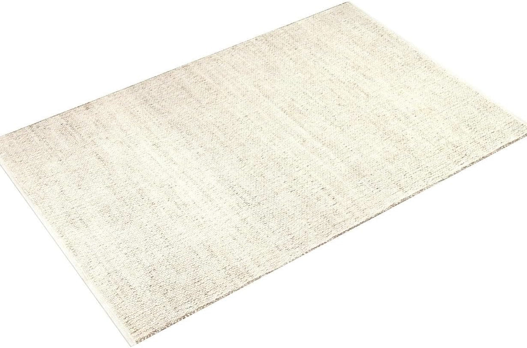 nuLOOM 5x8 Elfriede Jute & Cotton Hand Woven Area Rug, Natural, Solid Rustic Farmhouse Style, Weaved Design, Natural Fiber, For Bedroom, Living Room, Dining Room, Hallway, Office, Entryway