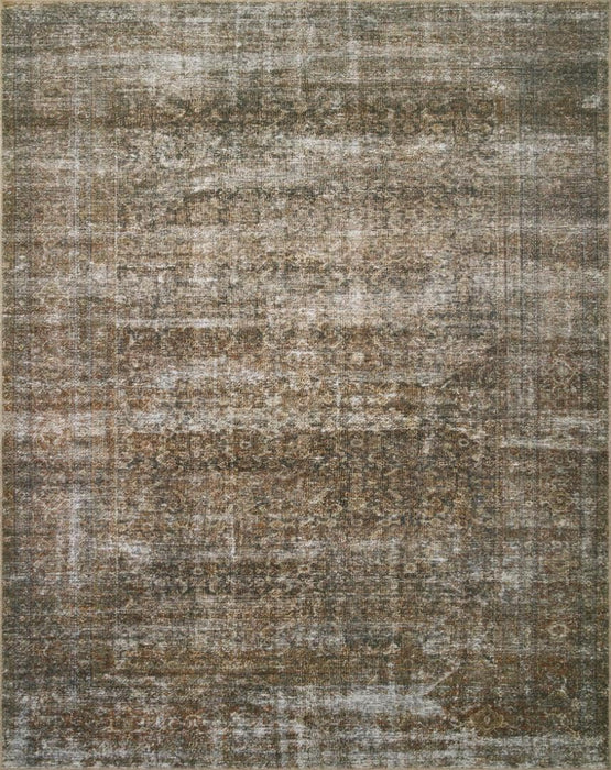 Loloi Amber Lewis Billie Collection, Tobacco & Rust 6'-0" x 9'-0" Area Rug – Antique & Distressed Accent Rugs for Living Room, Bedroom, Entryway & Hallway, No Shed High Traffic Area Home Decor Rug