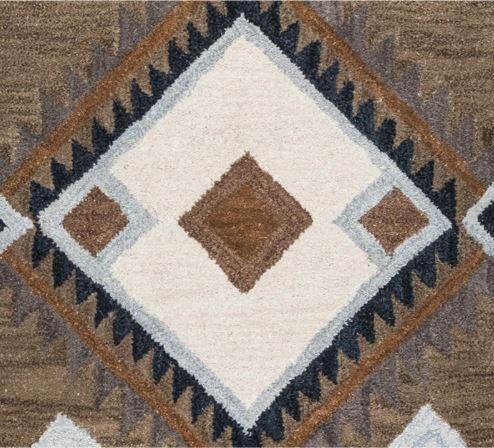 5' x 8' Rectangle Multi Angles Chevron Rizzy Rugs Tumble Weed Loft Area Rug