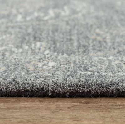 5' x 7'6" Gray Handmade Hand Tufted RIZZY Harmony Area Rug