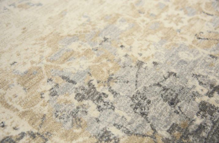 5'x8' Beige Rizzy Home Gossamer Wool Area Rug