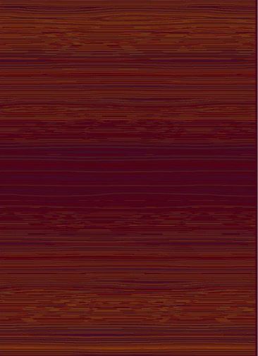 5x7 (4' 11" x 7' 0") Red Modern Area Rug with Vermilion Abstract Combed Texture design by Allstar