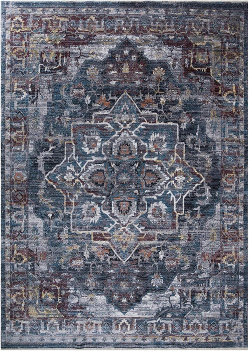 5x7 (6' 11" x 4' 11") Modern Teal by Allstar
