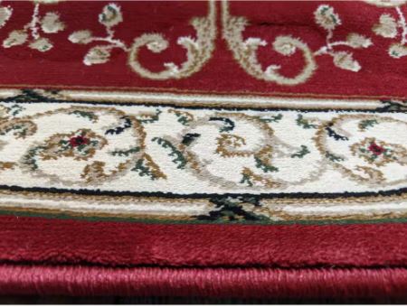 5 ft. x 8 ft. Burgundy Traditional Medallion Oriental Noble Area Rug