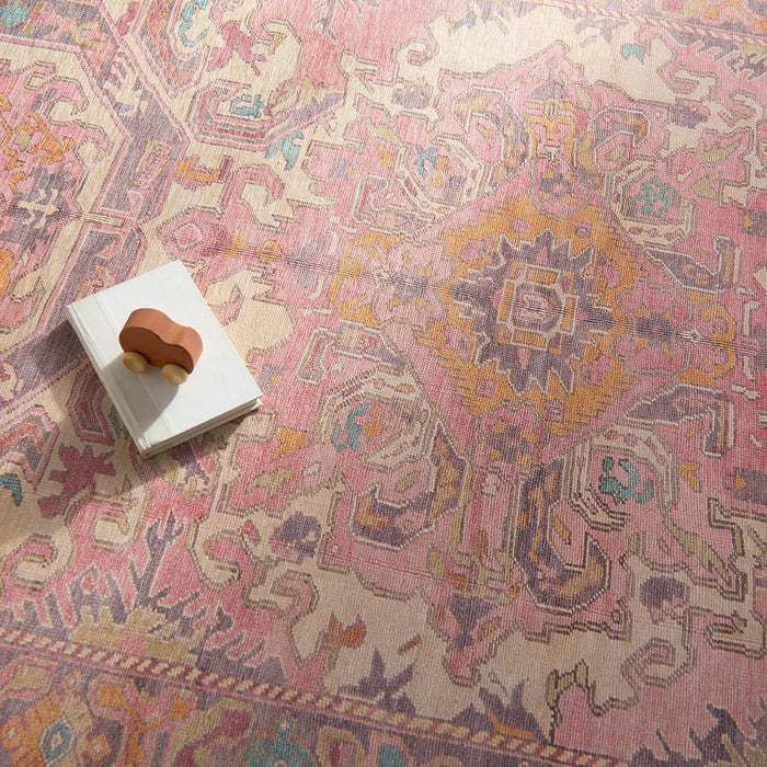 5x8 Pink Purple Boho Vintage Living Room Rug by Jaipur Living