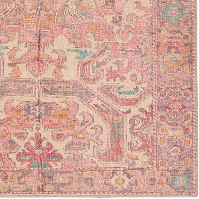 5x8 Pink Purple Boho Vintage Living Room Rug by Jaipur Living