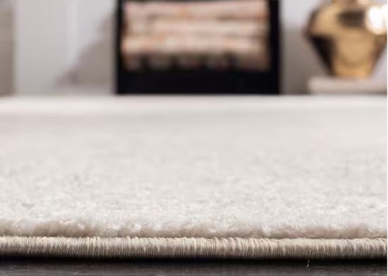 12 ft. x 12 ft. Border Distressed Square Area Rug