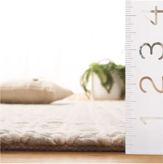 6 ' x 9' Ivory/Sage Hand Loomed Handmade Indoor Rugs by Safavieh