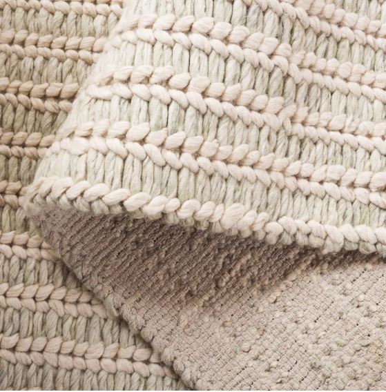 6 ' x 9' Ivory/Sage Hand Loomed Handmade Indoor Rugs by Safavieh