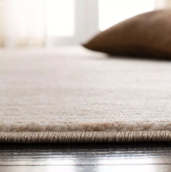 5' x 5' Creme Power Loomed Indoor Rugs by Safavieh