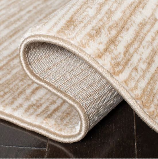 5' x 5' Creme Power Loomed Indoor Rugs by Safavieh