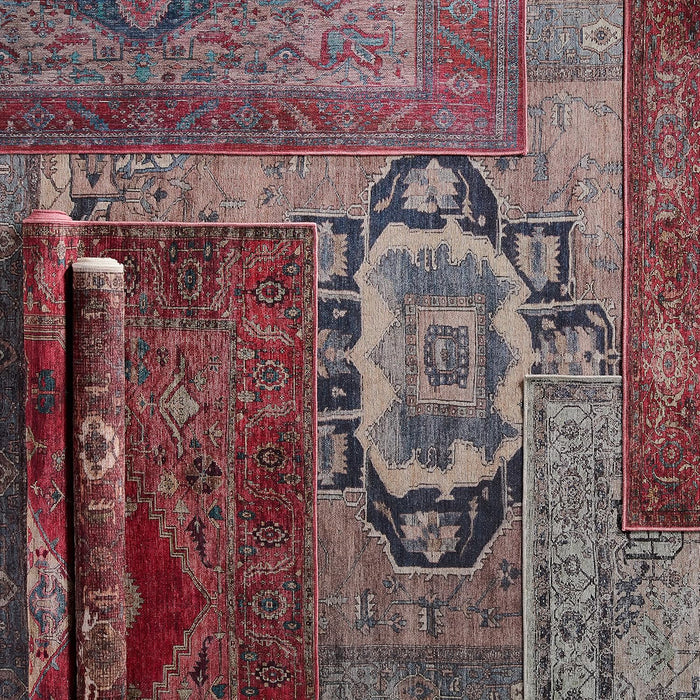 Size 10'6" x 14' Jaipur Living Soft Large Area Rug, Boho, Blue/Dark Brown