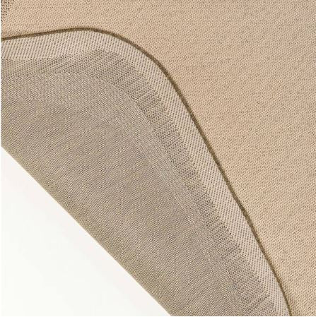 Wyatt Modern Rustic Abstract Beige/Brown 5 ft. x 8 ft. Indoor/Outdoor Shaped Area Rug