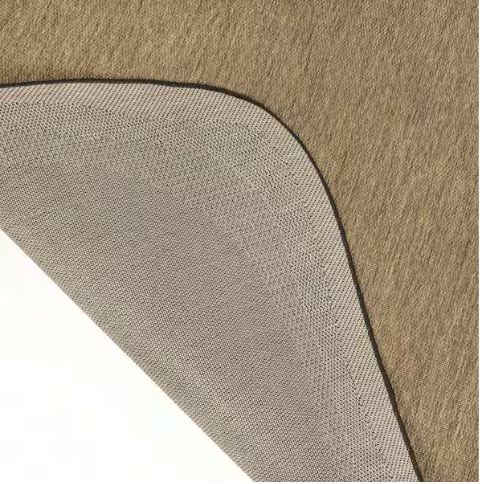 Wyatt Modern Rustic Abstract Brown/Black 4 ft. x 6 ft. Indoor/Outdoor Shaped Area Rug