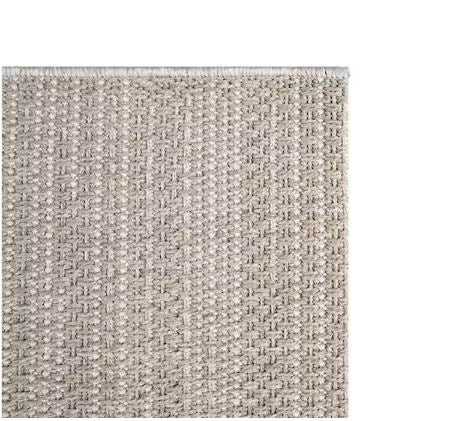 Woven Rope Cream 9 ft. x 12 ft. Indoor/Outdoor Patio Area Rug