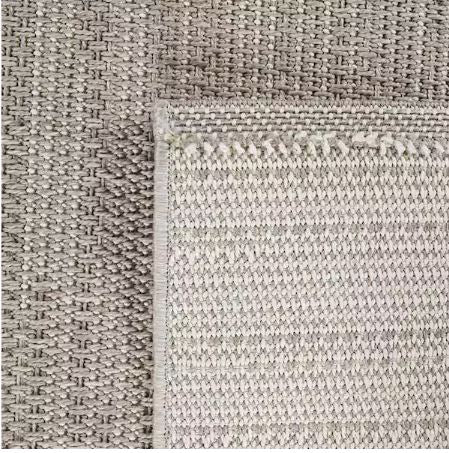 Woven Rope Cream 9 ft. x 12 ft. Indoor/Outdoor Patio Area Rug