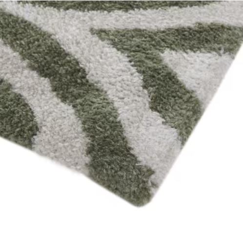 8 ft. x 10 ft. Gerhard Green  Stripe Area Rug