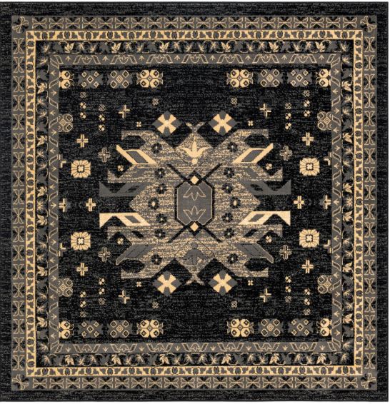 7' 10 x 7' 10 Heris Square Rug