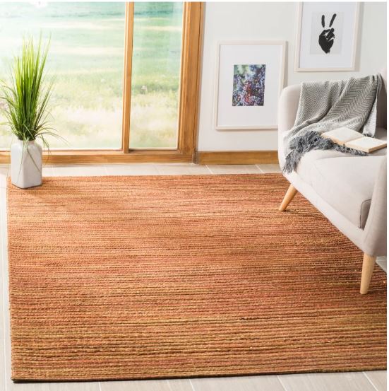 Cape Cod CAP503 Hand Woven Indoor Area Rug - Rust - 6'x9' - Safavieh