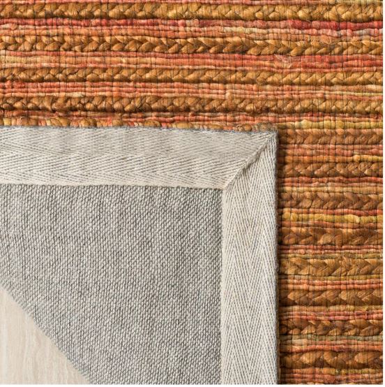 Cape Cod CAP503 Hand Woven Indoor Area Rug - Rust - 6'x9' - Safavieh