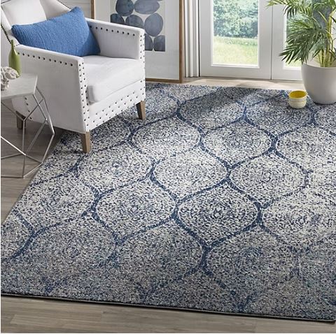 Safavieh Madison Collection Carmen Geometric Square Area Rug