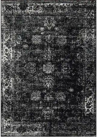 Sofia Casino Black 4' 0 x 6' 0 Area Rug