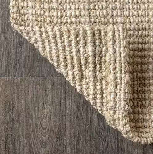 Hiro Hand Woven Chunky Jute Ivory 5 ft. x 8 ft. Area Rug