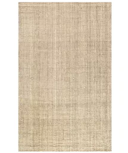Hiro Hand Woven Chunky Jute Ivory 5 ft. x 8 ft. Area Rug