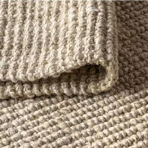 Hiro Hand Woven Chunky Jute Ivory 5 ft. x 8 ft. Area Rug