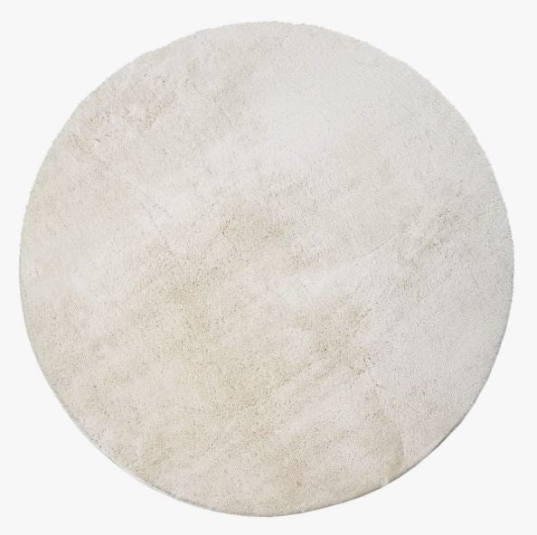 Soft Area Rug Cozy Low-Pile Rug Anti-Slip Solid Color Washable