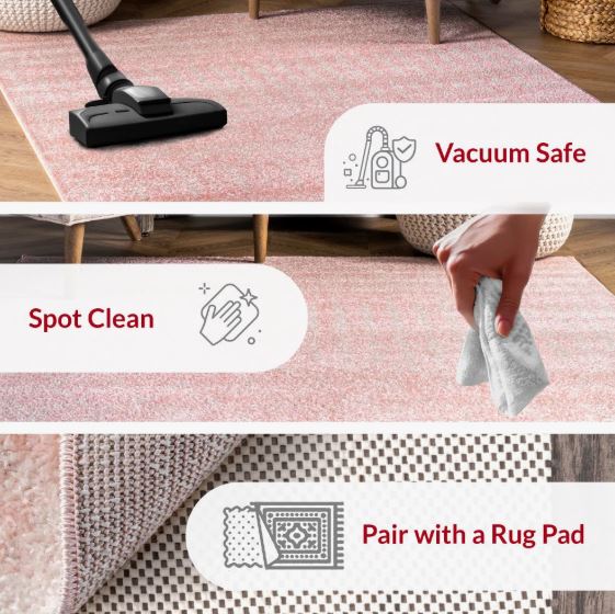 Merillat Moroccan Performance Pink Rug