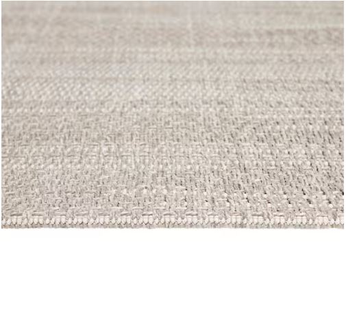 Woven Rope Cream 5 ft. x 7 ft. Indoor/Outdoor Patio Area Rug