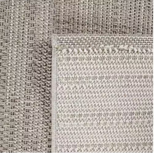 Woven Rope Cream 5 ft. x 7 ft. Indoor/Outdoor Patio Area Rug